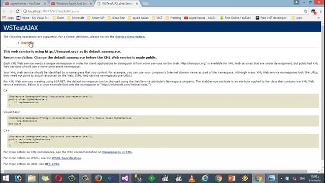34- Use JavaScript Ajax to Call Web Services Part1 смотреть онлайн