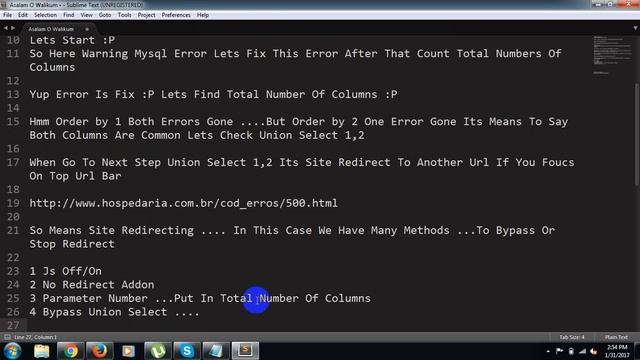 Union Select Bypass While Redirecting Sql Injection By AkDk смотреть онлайн