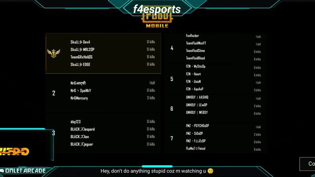 F4 ESPORTS SCRIMS T3 || LIVE🔴 || 22-04-2020 смотреть онлайн