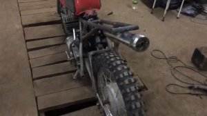 Часть 5 ИЖ Юпитер 5 переделка под кроссовый мотоцикл