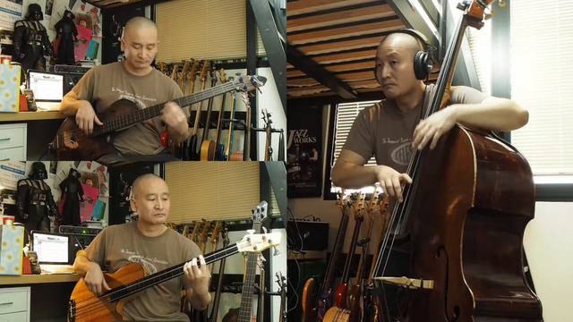 AcousticBass Comparison Rob Allen Deep vs Double Bass vs Benevolent Quattro (Superbass theme) смотреть онлайн