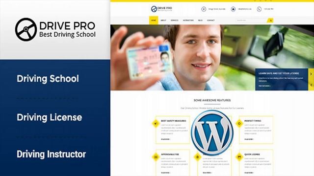 Drive Pro - Driving School WordPress Theme | Themeforest Website Templates and Themes смотреть онлайн