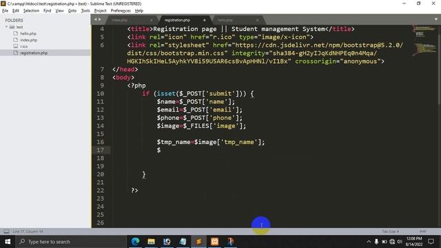 Student management System part 3 || php css javascript bootstrap смотреть онлайн