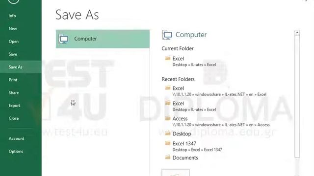 Share the current workbook. History should be kept for 15 days. Save the file to the... смотреть онлайн