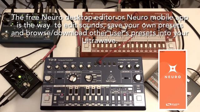 Behringer TD-3 bass synthesizer with Source Audio Ultrawave Bass - More than meets the eye смотреть онлайн