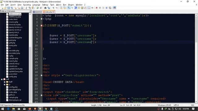 Add Data Using php And Mysql смотреть онлайн