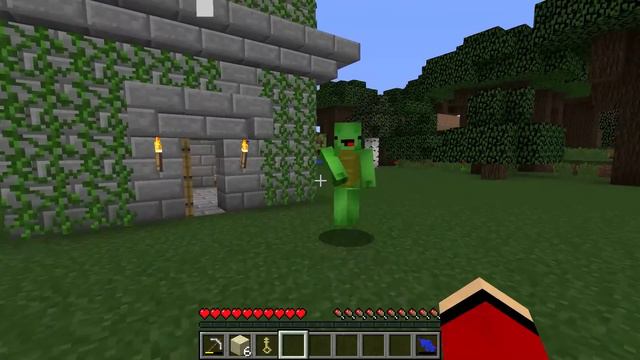 JJ AND MIKEY FOUND LAVA AND WATER GUNS IN MINECRAFT ! Mikey and JJ SUPER POWER GUNS! смотреть онлайн