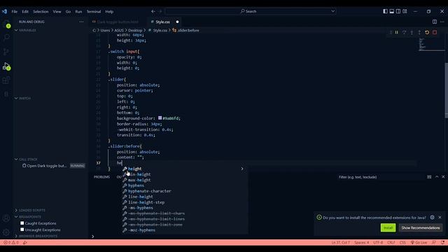 Tutorial for Dark Mode Toggle Button with HTML, CSS and JS смотреть онлайн