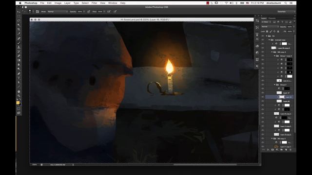 Photoshop: Dice and Robert talk about painting demo - Tonko School (#014) смотреть онлайн