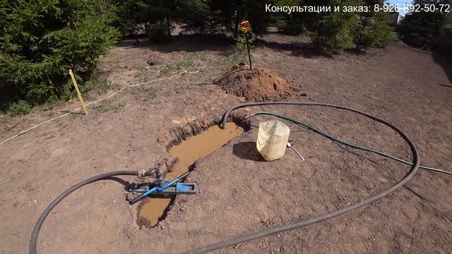 Как пробурить песок? Обрушатся стенки? Абиссинка в песках 9 метров. д. Молзино. смотреть онлайн