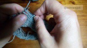 Укороченные ряды в круговом вязании