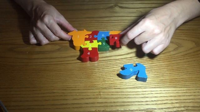 Wooden puzzles - animals смотреть онлайн