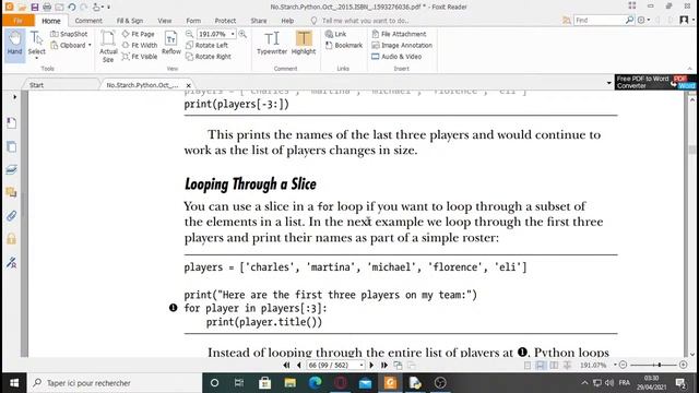 Reading the crash course book - Python (part 3) смотреть онлайн