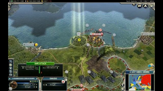 Sid Meier's Civilization 5 - Gods & Kings - R.E.D WW2 Mod смотреть онлайн
