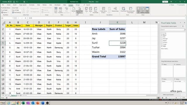 Excel Pivot Table में Blank Cell कैसें हटाए ? | How to Remove Blank Cell in a Pivot Table in Excel смотреть онлайн