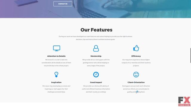 Startup Company One Page WordPress Theme TMT Ovid Raja смотреть онлайн