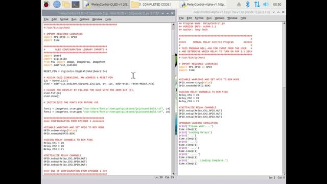 Raspberry Pi - OLED Relay Control Script - Alpha version 1.2 (EPISODE 2) смотреть онлайн