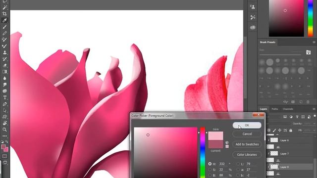 Как сделать цветочный паттерн. Курс современной иллюстрации #16. смотреть онлайн