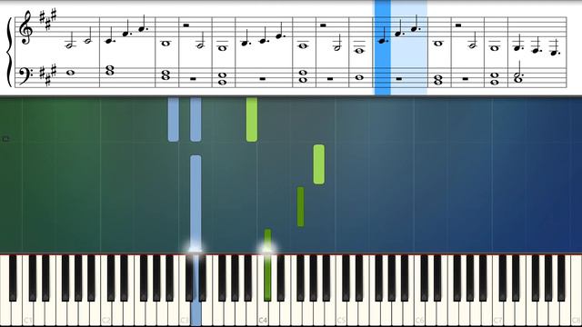 Hans Zimmer - Now we are free (the Gladiator theme, easy piano tutorial slow) смотреть онлайн