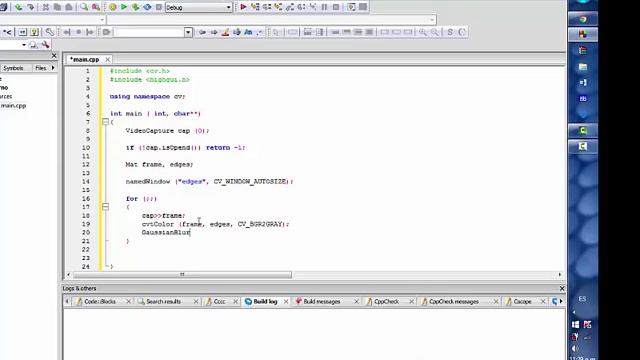 Contorno - opencv (canny detection) смотреть онлайн