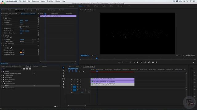 Cinematic Title Intro for Movies TUTORIAL in premiere 2017 | matte particles смотреть онлайн
