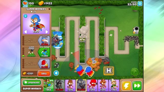 Bloons TD 6 - Hard - Hedge Walkthrough смотреть онлайн