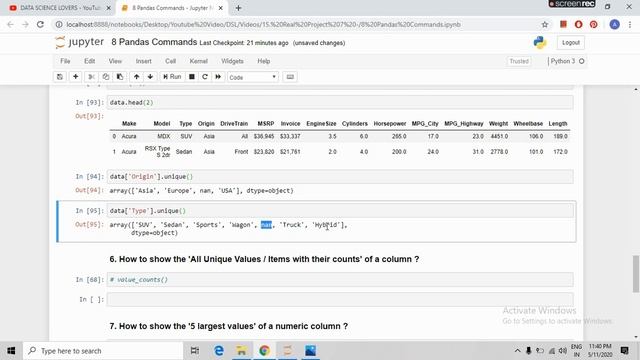 8 Must Know Pandas Functions | Data Analysis | Beginners смотреть онлайн