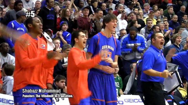 Shabazz Muhammad PUNCHES Windmill At The Hoophall Classic! Top Ten Tuesday! смотреть онлайн