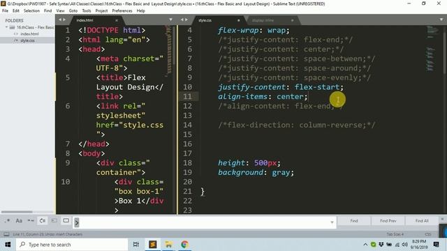 CSS Flexbox and Layout Design with flex смотреть онлайн