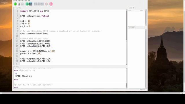 Controlling DC Motor with Raspberry Pi and L298N motor driver смотреть онлайн
