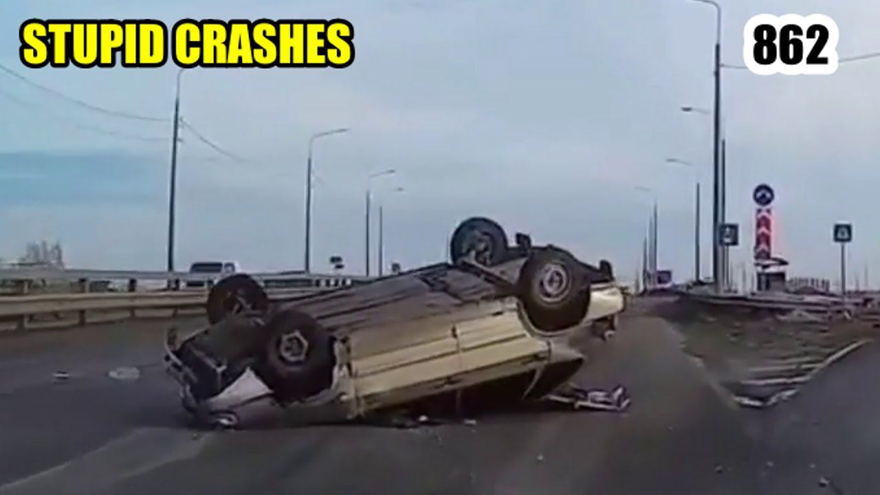 Stupid crashes 862 March 2024 car crash compilation смотреть онлайн