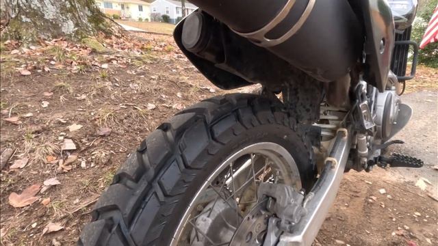 Dr650 mods and Dunlop trailmax mission, Shinko 705 tire review. смотреть онлайн