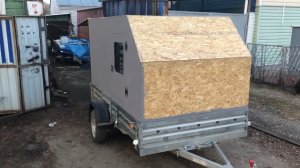 Туристический прицеп своими руками. Начало. На базе заводского бортового прицепа.