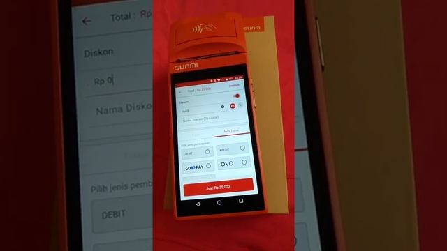 Review Sunmi V1s + Aplikasi Cloud