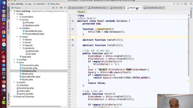 Tự xây dựng mô hình MVC Trong PHP - Phần 8 - Query Builder смотреть онлайн