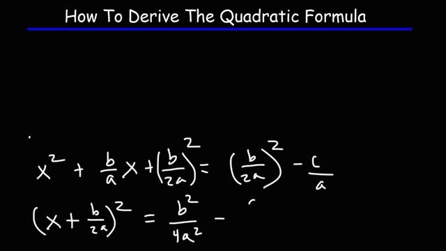 How To Prove The Quadratic Formula By Completing The Square смотреть онлайн