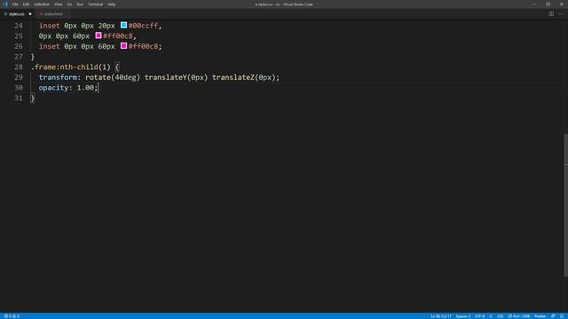 3D Infinity Effect CSS/HTML Tutorial смотреть онлайн