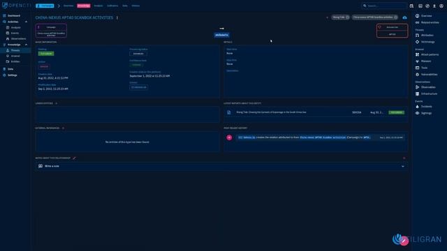 Introduction to the OpenCTI platform смотреть онлайн