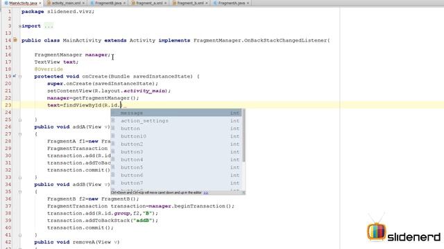 129 Android FragmentManager and Backstack Part 2 | смотреть онлайн