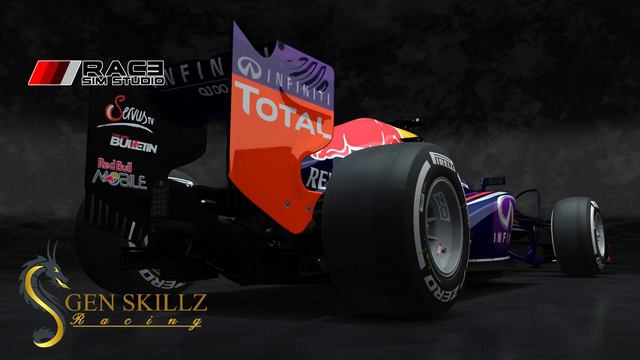 Formula RSS 2013 Assetto Corsa. Sebastian Vettel Car skin in showroom. [download link] смотреть онлайн