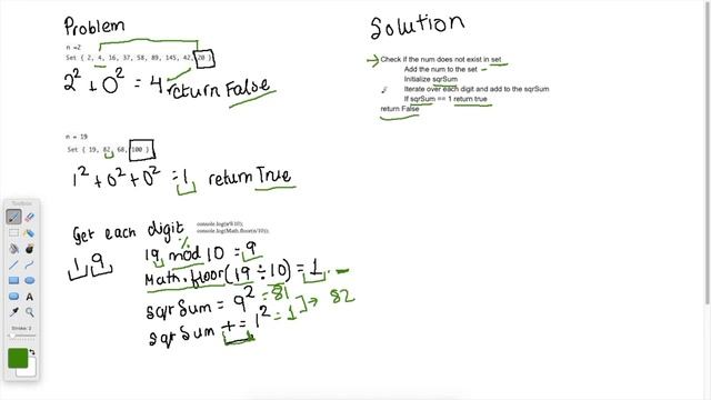 Happy Number Python 202 Leetcode | Google Interview question смотреть онлайн