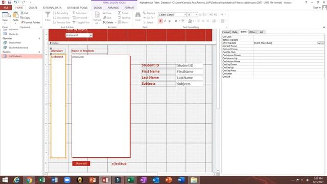 Microsoft Access: How to create filter based on alphabet character Part 2 | Step by Step Tutorial смотреть онлайн