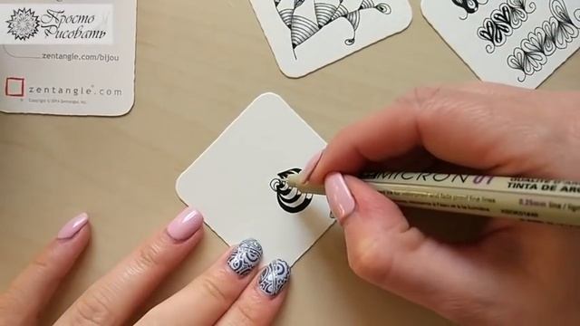 Очень красивые танглы | 5 узоров Зентангла