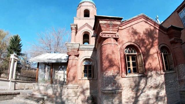 Русская церковь в Иране. Город Казвин. Обзор смотреть онлайн