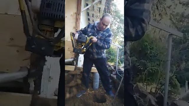 Бурение столбов веранды 1 мая 2019г смотреть онлайн