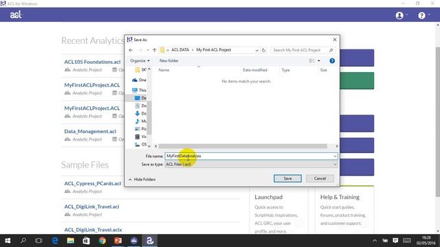 How to create a project in Audit Command Language (ACL) смотреть онлайн