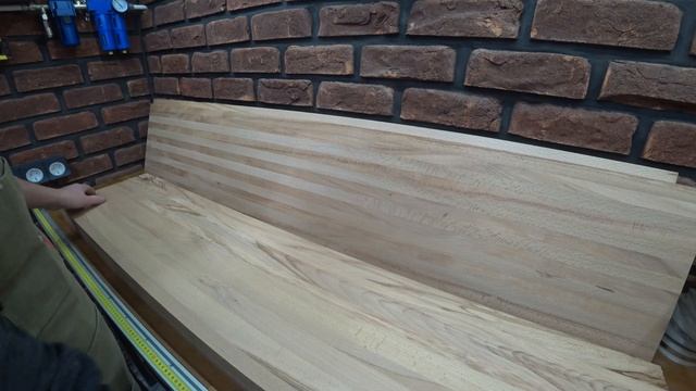 Учимся деревообработке, банкетка из бука. смотреть онлайн