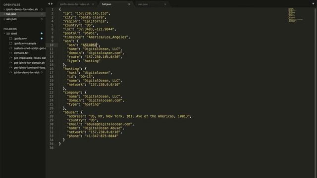 06 IP Info ASN Information Request Demo смотреть онлайн