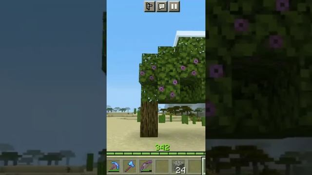Minecraft Rare Moments #19 2 Azalea Tree in Desert #shorts смотреть онлайн