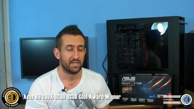 Asus R9 280X DCUII Review смотреть онлайн